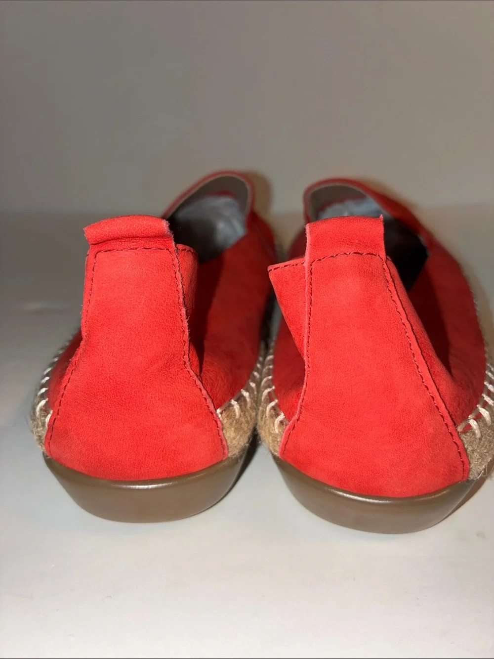 Vaneli Sport, Women’s 9.5, Red Suede Espadrille Slip-On Shoes